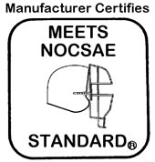 NOSCAE Catcher Helmet Approval Mark